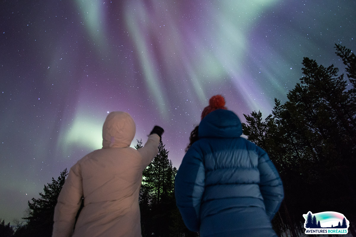 Voyage aurores boreales en Finlande